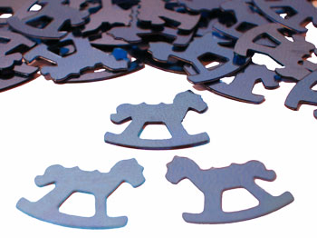 Rocking Horse Confetti, Sky Blue by the packet or pound